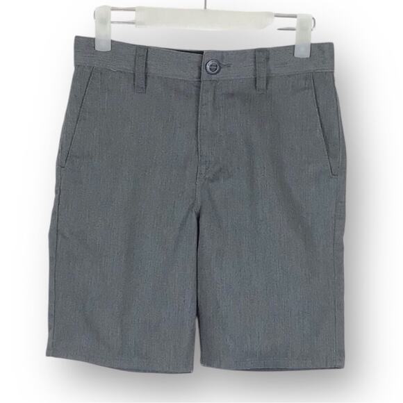 VOLCOM Charcoal Gray Fricken Chino Short Boy's size 26 - Picture 1 of 5